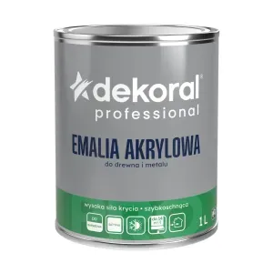 Emalia akrylowa baza ZN 1l Dekoral Professional
