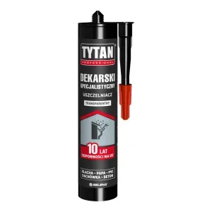 Uszczelniacz dekarski specjalistyczny bezbarwny 280ml Tytan
