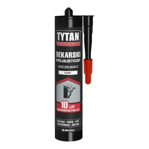 Uszczelniacz dekarski specjalistyczny szary 280ml Tytan