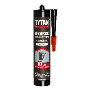 Uszczelniacz dekarski specjalistyczny brązowy 280ml Tytan