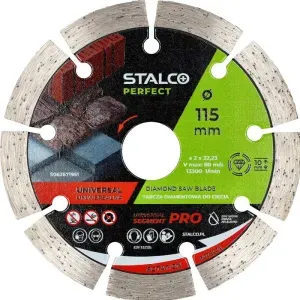 ZAMIENNIK - Tarcza diamentowa Universal Segment Pro 115mm Stalco