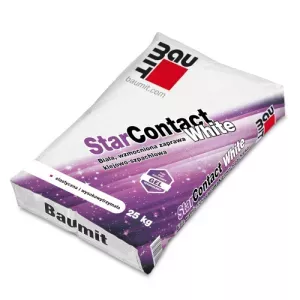 Zaprawa klejowo-szpachlowa do wełny i zatapiania siatki StarContact White biały 25kg Baumit