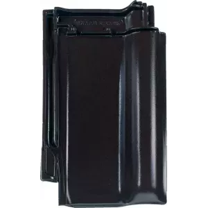 Dachówka ceramiczna Braas Rubin 13V czarny błyszczący podstawowa