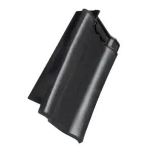 PRODUKTY UZUPEŁNIAJĄCE - Dachówka ceramiczna Koramic Alegra 9 szczytowa lewa antracytowa matowa angoba