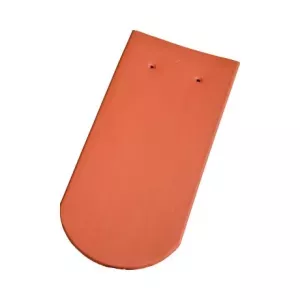 Dachówka ceramiczna Karpiówka naturalna czerwień półokrągła