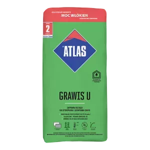 Klej do styropianu i siatki Grawis U 25kg Atlas