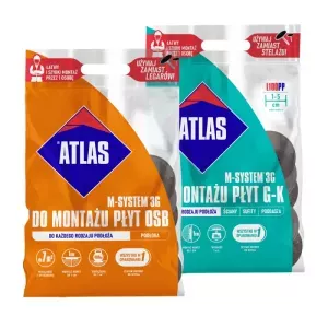 Łącznik montażowy talerzykowy Atlas M-System 3G L150 ściana/sufit/poddasze