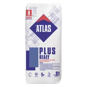 Atlas Plus klej do płytek biały 25kg