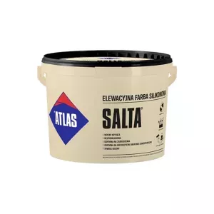 Farba elewacyjna silikonowa Salta 10l baza biała Atlas