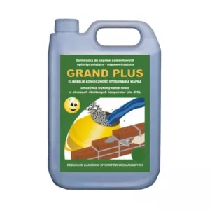 Artchem Grand Plus 1l plastyfikator do zapraw tynkarskich i murarskich zimowy -2st C zużycie 0,2l/25kg cementu