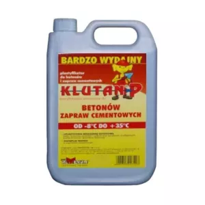 Artchem Klutan P 10l plastyfikator do zapraw tynkarskich i murarskich zimowy -5st C zużycie 0,2l/25kg cementu