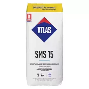 Atlas SMS 15 samopoziomująca masa szpachlowa 25kg