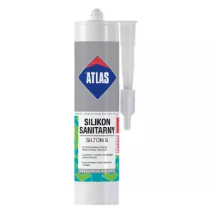 Silikon sanitarny ATLAS SILTON S kolor bezbarwny-przezroczysty